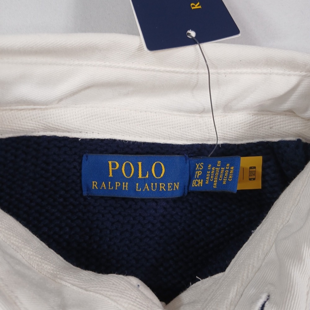 Polo Ralph Lauren Striped Rugby Sweater Mens XS Royal Combo Cotton $298 NEW - Picture 6 of 12